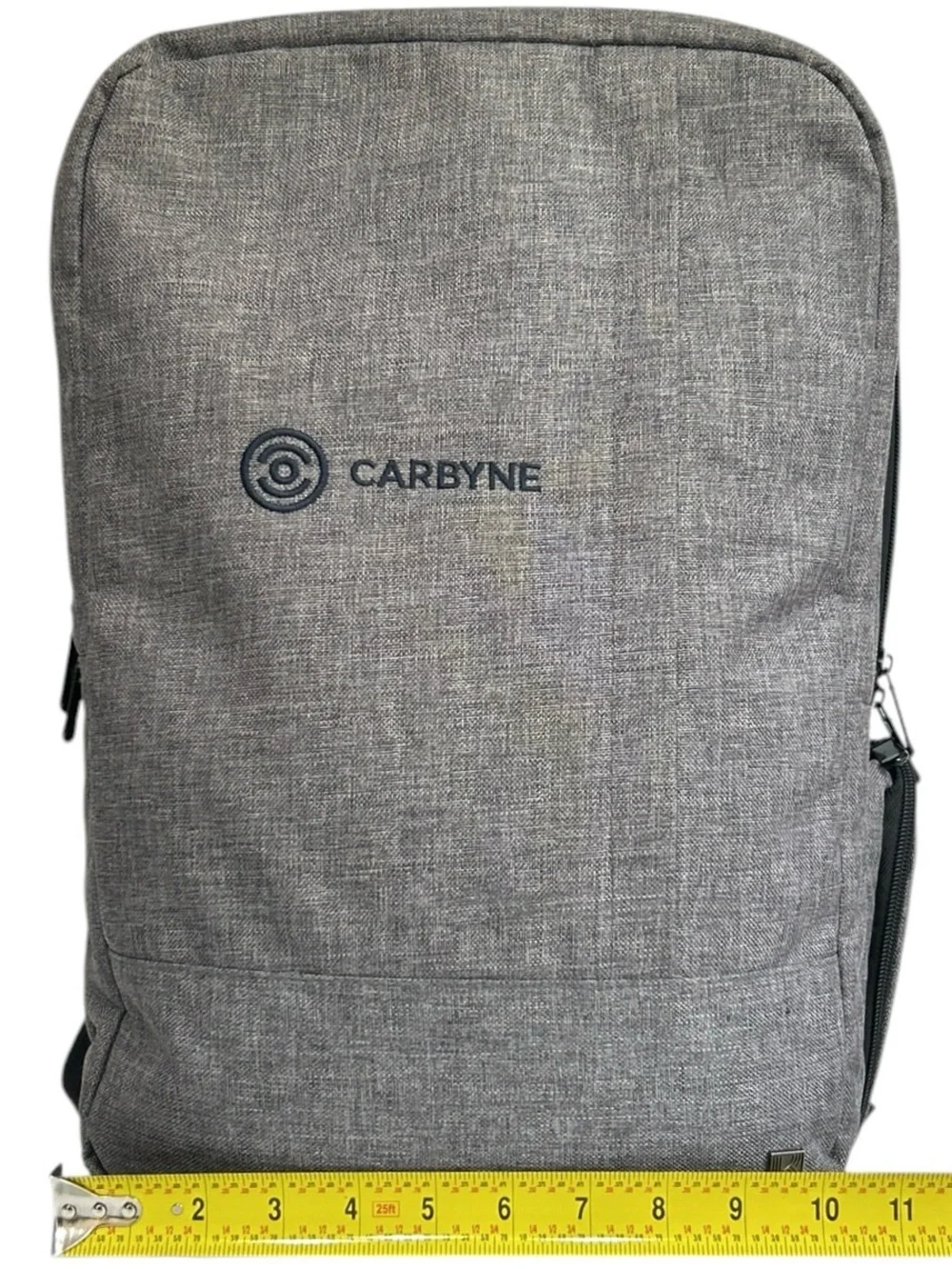Kapston Pierce Carbyne Backpack Gray Black Sleek Modern Design Laptop School Bag